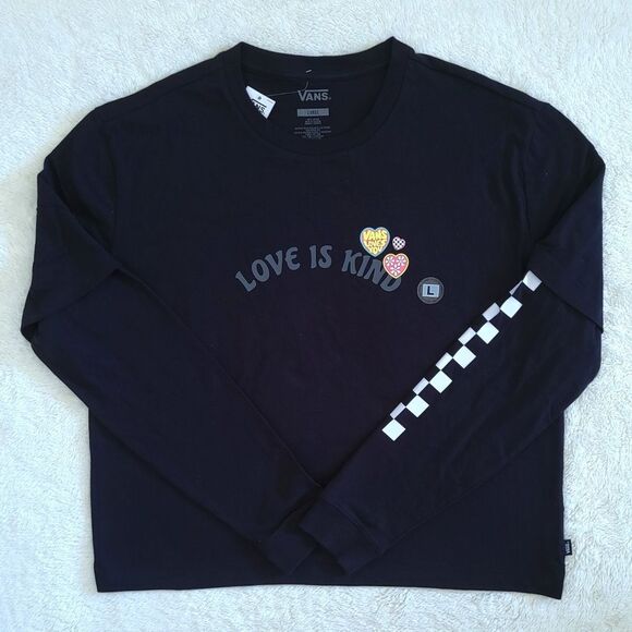 Vans Other - ✨️HP✨️ VANS🛹 "Love❤️ Is Kind" Long Sleeve Graphic Tee👕 - NWT